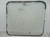 Rear door window glass 