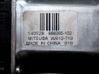 Rear door window regulator with motor 31253475