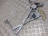 Front door window regulator with motor 907120