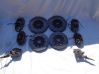 Brake discs and calipers set 