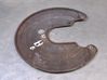Rear brake disc plate dust cover 