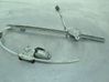 Front door window regulator with motor 