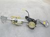 Front door window regulator with motor 