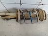 Rear shock absorber with coil spring 