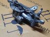Front wiper linkage and motor 9661812180