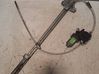 Front door window regulator with motor 7700352494