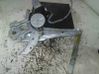 Rear door window regulator with motor 