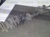 Amortiguador delantero con muelle espiral 