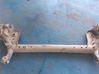 Rear axle beam with reductor 