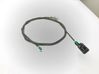 Fuel cap flap release cable 