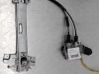 Rear window lifting mechanism without motor 