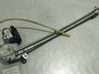 Rear window lifting mechanism without motor 