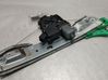 Rear window lifting mechanism without motor 