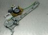 Rear window lifting mechanism without motor 