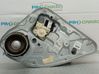 Rear window lifting mechanism without motor 