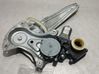 Rear window lifting mechanism without motor 