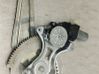 Rear window lifting mechanism without motor 