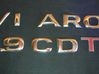 Insignia/letras de modelo de fabricante 