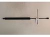 Rear window strut damper 