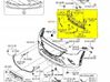 Front bumper mounting bracket DH4J501C0