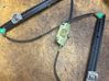 Mechanizm podnoszenia szyby tylnej bez silnika 4L0839461A
