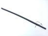 Front door glass trim molding 