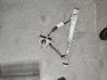 Rear window lifting mechanism without motor 