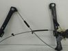 Front window lifting mechanism without motor 