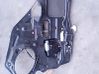 Rear window lifting mechanism without motor 