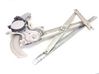 Front door window regulator with motor 2621005370