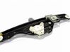 Rear window lifting mechanism without motor 