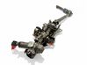 Steering wheel axle 