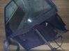 Rear door window regulator with motor 