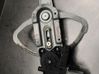 Rear door window regulator with motor 