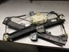 Front door window regulator with motor 
