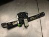 Rear door window regulator with motor 