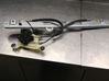 Front door window regulator with motor 