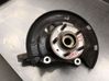 Front wheel hub spindle knuckle 