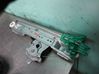 Rear door window regulator with motor 