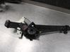 Rear door window regulator with motor 