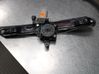 Rear door window regulator with motor 