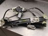 Front door window regulator with motor 