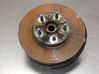 Front wheel hub spindle knuckle 