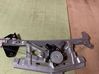 Front door window regulator with motor 512050