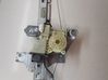 Rear door window regulator with motor 9683671780
