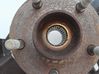 Front wheel hub spindle knuckle 
