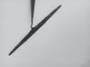 Front wiper blade arm 