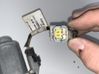Mécanisme lève-vitre de porte arrière avec moteur 9680223380
