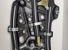 Rear window lifting mechanism without motor 8P7839398B
