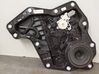 Rear window lifting mechanism without motor 